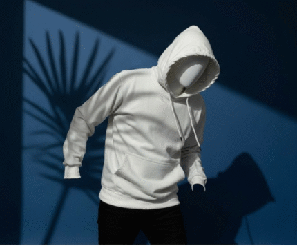 هودي لقيا ساده ابيض